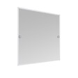 WINDHAGER - Kit cadre fenêtre moustiquaire aluminium - Blanc - 120x140cm - vignette