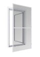 WINDHAGER - Porte battante moustiquaire aluminium - Blanc - 100x210cm - vignette