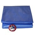 TECPLAST - Bache piscine ronde 420 cm pour piscine de 360 cm Bleue et verte filet d'écoulement - vignette