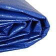 TECPLAST - Bache piscine ronde 360 cm pour piscine de 300 cm Bleue et verte Filet d'écoulement - vignette