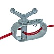 TECPLAST - Bache piscine ronde 360 cm pour piscine de 300 cm Bleue et verte Filet d'écoulement - vignette
