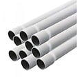 ELECTRALINE - Lot de 10 tubes IRL - PVC gris - Tulipe Diam.16 mm - 2 m - vignette