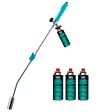 KZ GARDEN - Désherbeur thermique Brule Herbes + 4 Cartouches de gaz 250g KZ GARDEN - vignette