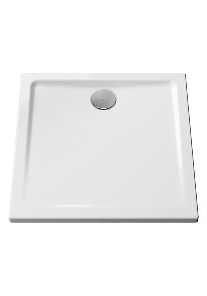 VITRA - Receveur de douche - Cascade (sans bonde) - 1200 x 800 x 40mm - BLANC - 3 faces émaillées PN12blanc - large