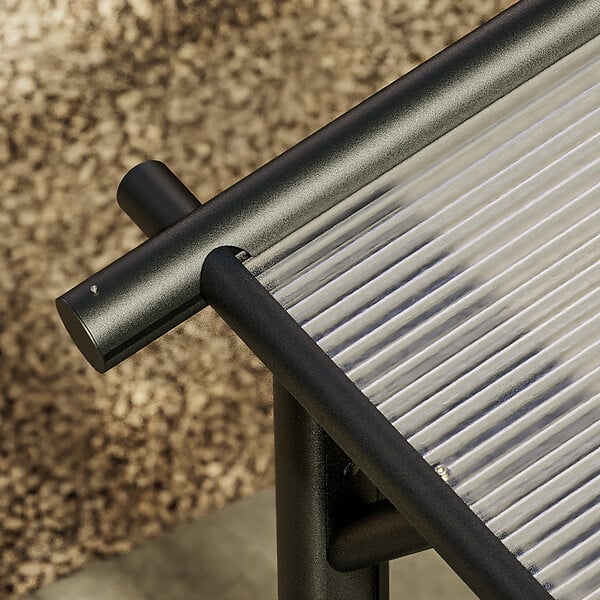 CHALET & JARDIN - Pergola adossée Harmonie 3x3m - Gris - L.290xP.284cm - large