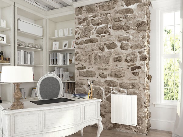 THERMOR - Radiateur chaleur douce Baléares 2 horizontal blanc 1500W - large