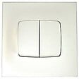 LEGRAND - Double interrupteur va-et-vient Neptune 10A - Blanc - vignette