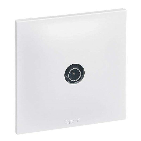 LEGRAND - Prise TV simple Neptune - Blanc - Blindée Classe A - large