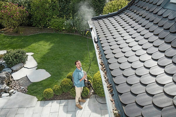KARCHER - Kit nettoyage gouttières et canalisations 2-en-1 - 20m - large