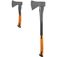 GT GARDEN - Lot de 2 haches avec manche en fibre de verre : hache + hachette - vignette