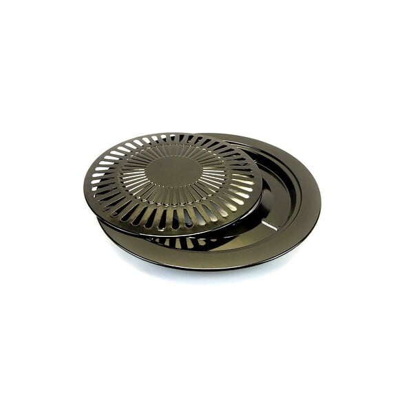 ALPENTECH - Plaque grill pour réchaud à gaz Barbecue Camping - large