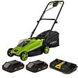 VITO - Tondeuse à gazon 20V - 2 Batteries lithium 2.0Ah Chargeur double Bac 30L Gazon 300m2 VITO - vignette