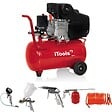 ITOOLS - Compresseur d'air 24L 8 bar 2CV 1.5KW 115 PSI + Kit Air comprimé 5 Pièces ITOOLS - vignette