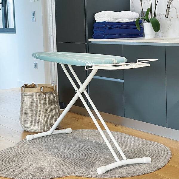 KITCHEN MOVE - Table à repasser avec repose fer BERMUDE 124x40cm - large