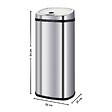 KITCHEN MOVE - Poubelle automatique inox LARGO argent 42L - vignette