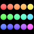 LUMISKY - 2 Boules lumineuses sans fil flottantes BOBBY D30cm - vignette
