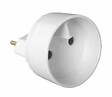 ZENITECH - Adaptateur 6A/16A - Plastique isolant - Blanc - vignette