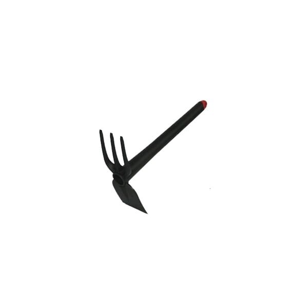 BRIXO - Kit 5 outils de jardin Serfouette - Plantoir large - Plantoir fin - Mini fourche 3 dents - Rateau 3 dents BRIXO - large