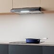 CIARRA - CIARRA Hotte Encastrable 60cm Hotte Casquette 220 m³/h 3 Vitesses Recyclage ou Evacuation CD6903DB - vignette