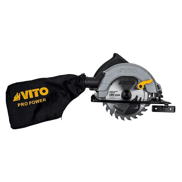 VITO - Scie circulaire 1500W Lame de coupe 185mm Profondeur de coupe 65mm bois et Plastiques VITO - large