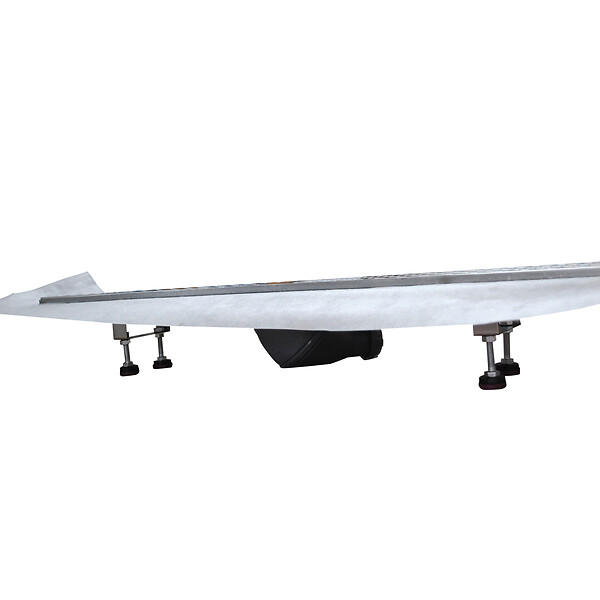 U-TILE - Caniveau à maconner + siphon 360° - 100 cm de longueur - large