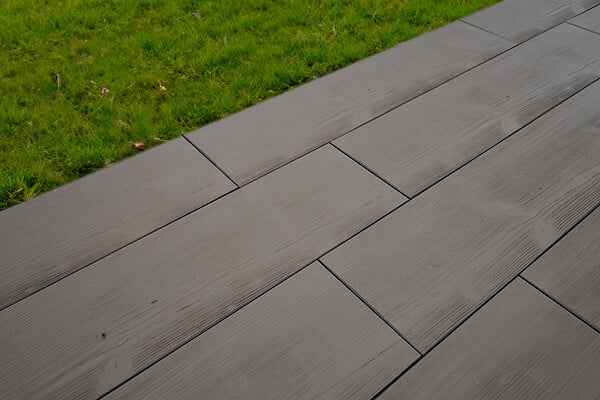 CREAGREEN - TRAVERSE SHIRAKAMI aspect planche marron 195x780x38 mm - large