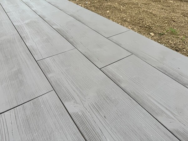 CREAGREEN - Lame de terrasse Fuji - Aspect planche - L.780xl.195xEp.38mm - large