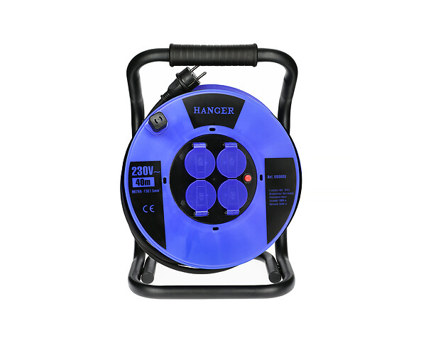 HANGER - Enrouleur electrique 40m H07RN-F 3G 1,5mmÂ² - HANGER - 600008 - large