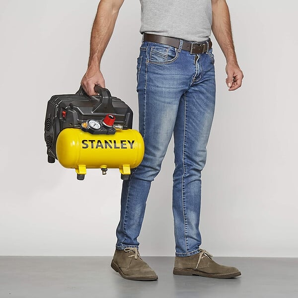 STANLEY - Compresseur 6L Silencieux 1HP coaxial sans huile - STANLEY FATMAX - DST100/8/6 - large