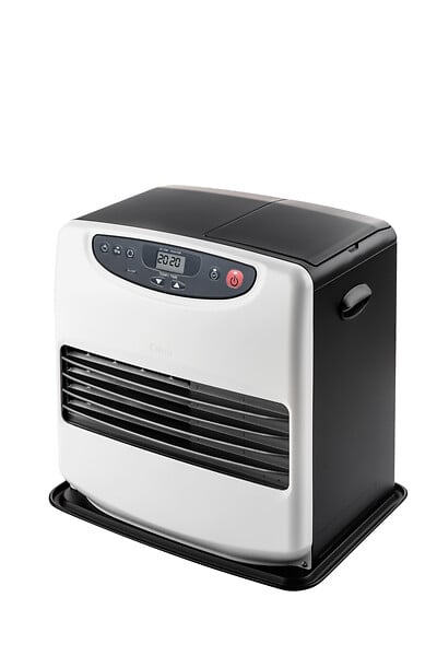 QLIMA - Poêle à pétrole électronique SRE 9046 - Blanc mat - 4650 W - large