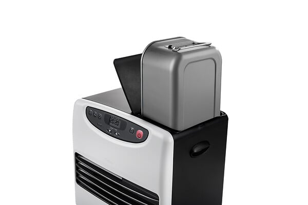 QLIMA - Poêle à pétrole électronique SRE 9046 - Blanc mat - 4650 W - large