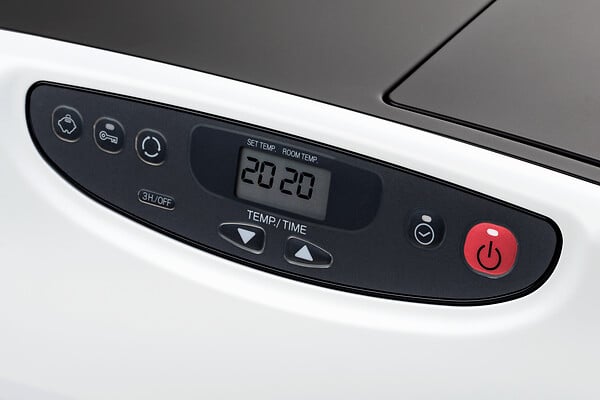 QLIMA - Poêle à pétrole électronique SRE 9046 - Blanc mat - 4650 W - large