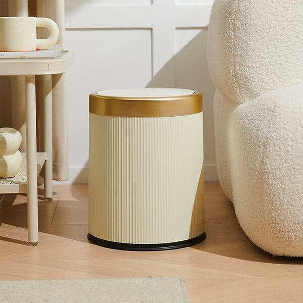 KITCHEN MOVE - Poubelle de salle de bain push GLINT 8L - large