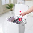 KITCHEN MOVE - Poubelle tri sélectif avec roulettes VALORIS 45L - vignette