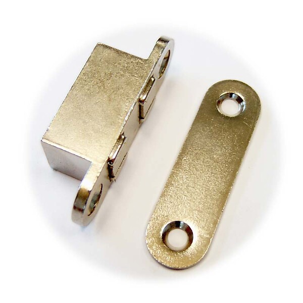 OUTILLAGE PROGRESS - Loqueteaux POLAIR en applique force 4 dimensions 49x16mm acier nickelé - OUTILLAGE PROGRESS - LM5103 - large
