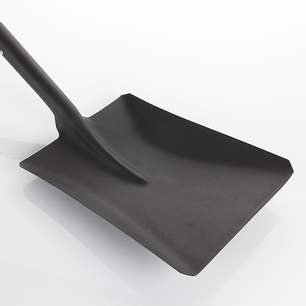 ALYCO - Pelle carrée en acier avec anneau 280 x 340 mm - large
