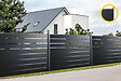 DEBARGE - Lot de 4 lames aluminium EVA gris - 21x145x2000mm - vignette
