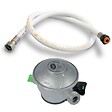 KEMPER - Pack Tuyau gaz souple 1.50 m + Détendeur Butane Quick-On Valve 20mm ANTARGAZ PRIMAGAZ TOTALGAZ FINAGAZ - vignette