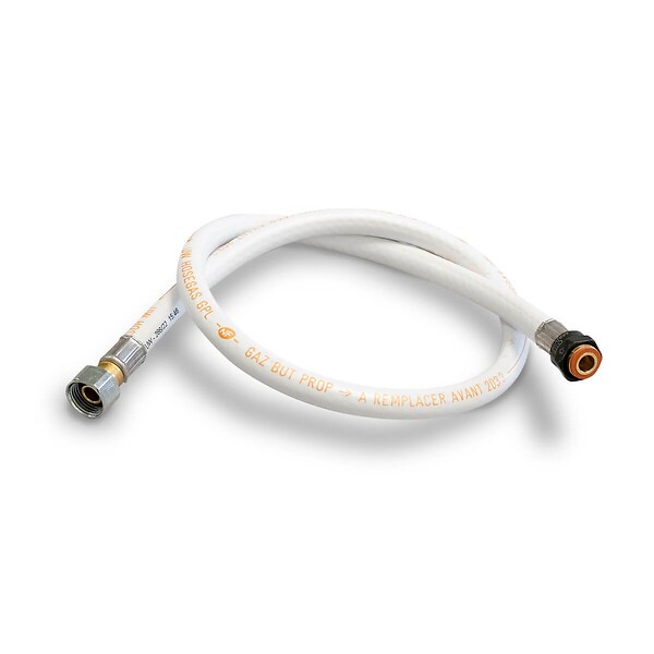 KEMPER - Pack Tuyau gaz souple 1.50 m + Détendeur Butane Quick-On Valve 20mm ANTARGAZ PRIMAGAZ TOTALGAZ FINAGAZ - large