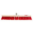 ORO PRO - Balai de chantier 60 cm - Fibres PVC semi-rigides - Bois - vignette