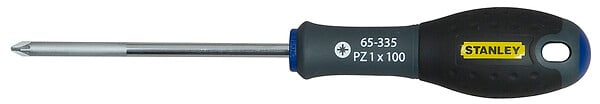 STANLEY - Tournevis Pozidriv PZ0 - Lame acier chrome vanadium 75mm - large