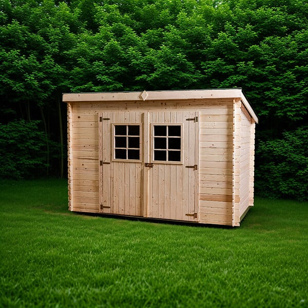 HABRITA - Abri de jardin - Bois - 20mm - 4.60m2 - large