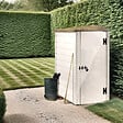 HABRITA - Abri jardin résine EVO 100.1 - Beige - L.88xP.132xH.195cm - vignette