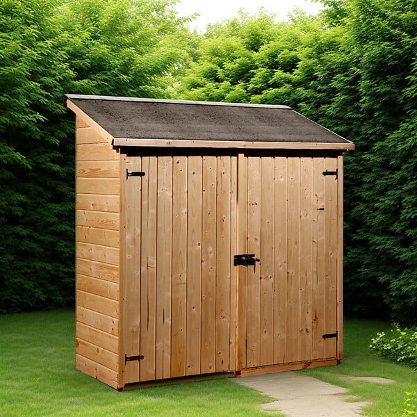 HABRITA - Abri de jardin - Bois - 16mm - 1m2 - large