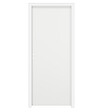 BALLAY - Bloc Porte 2040x830mm isoplane alvéolaire poussant droit, prépeint / Huisserie 73x54mm prépeinte + joint confort / Serrure pêne demi-tour / PEFC - vignette