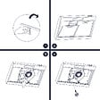 CIARRA - Filtre au charbon CBCF009 1 pièce pour Hotte Casquette CD6903DB / CD6903DS - vignette
