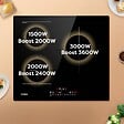 CIARRA - Plaque de cuisson induction 59cm 3 Foyers 6500W  Flexizone Booster CD3BFBIH - vignette