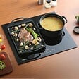CIARRA - Plaque de cuisson induction 59cm 3 Foyers 6500W  Flexizone Booster CD3BFBIH - vignette