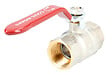 SANITAIRE-DISTRIBUTION - Vanne B.S. FF manette plate ACS - Diamètre : 1/2'' - PN : 30 bar - vignette