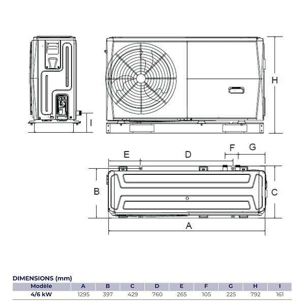 AIRWELL - WELLEA M HT R290 - 6kW Monophasé - large